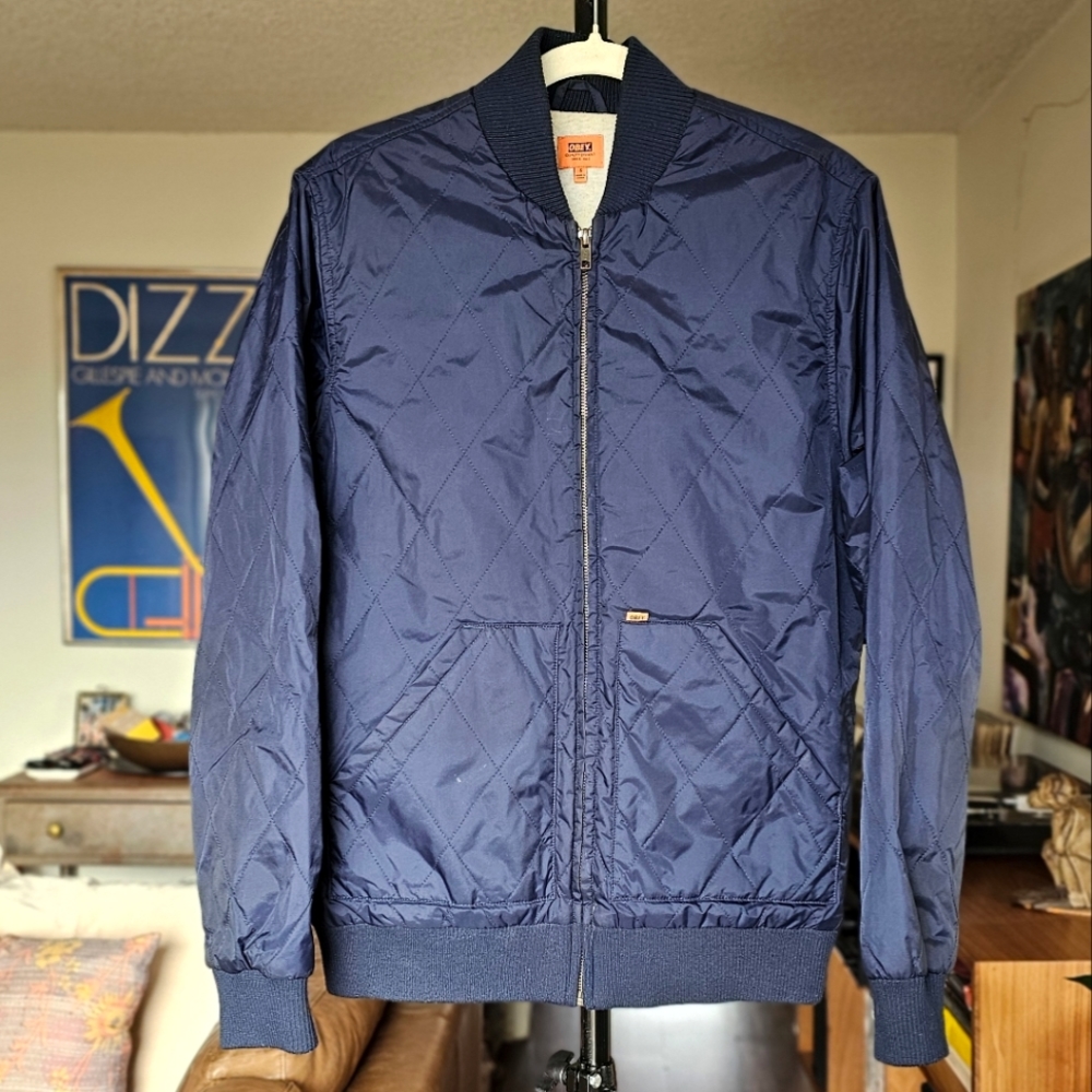 Obey Quilted Bomber Jacket